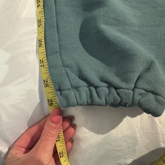 Yeezy Calabasas Embroidered French Terry Cotton Pants Mens Small Blue Sweatpants - Picture 16 of 16